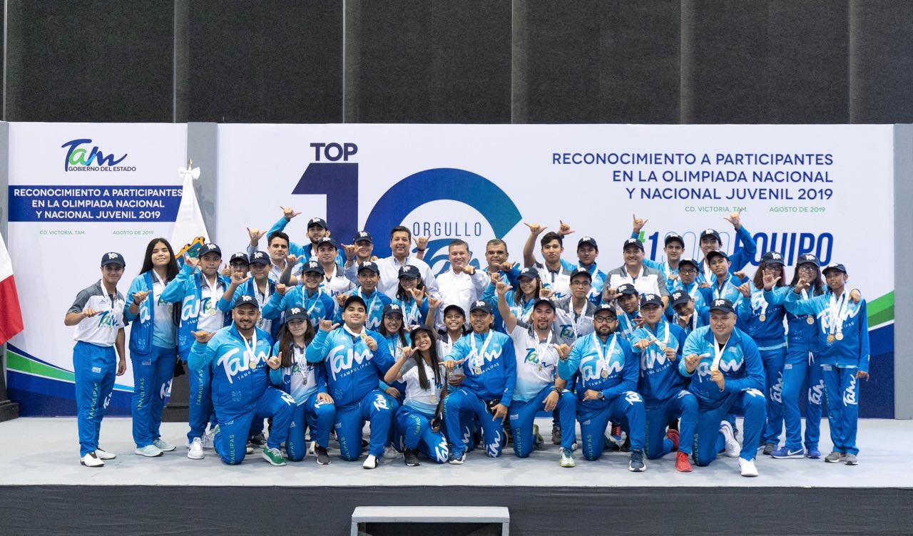 Reconocen esfuerzo de deportistas Tamaulipecos.