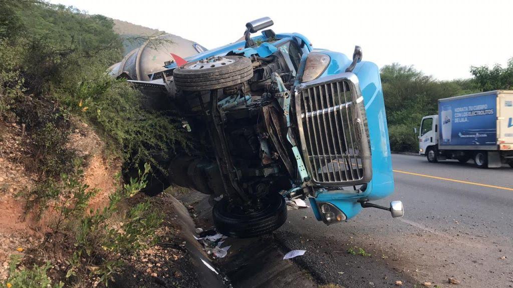 Accidente en carretera de Tamaulipas.
