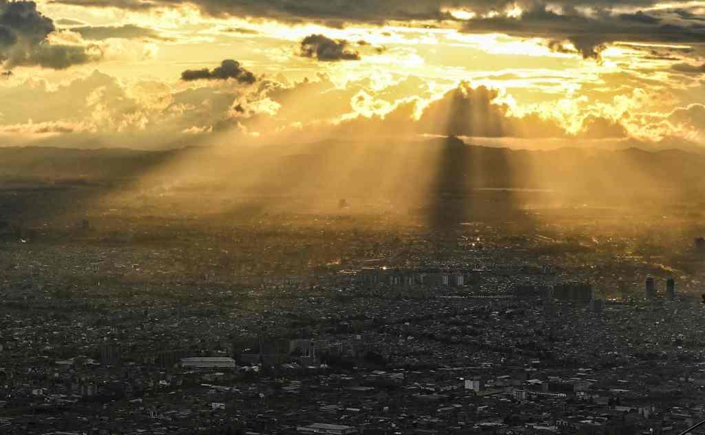 Colombia. La vista de la ciudad de Bogotá desde el monte Montserrate. (AFP)