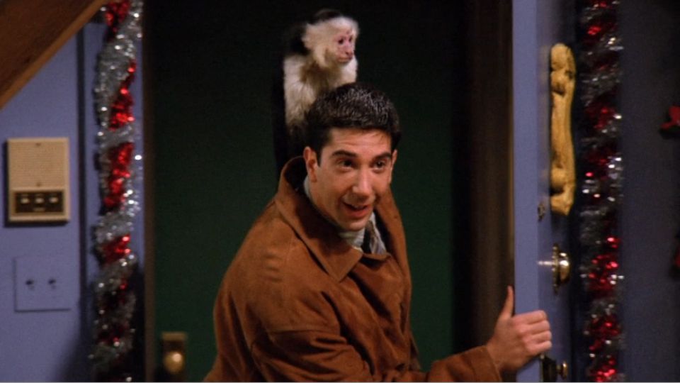 'Marcel' y Ross Geller. (NBC)
