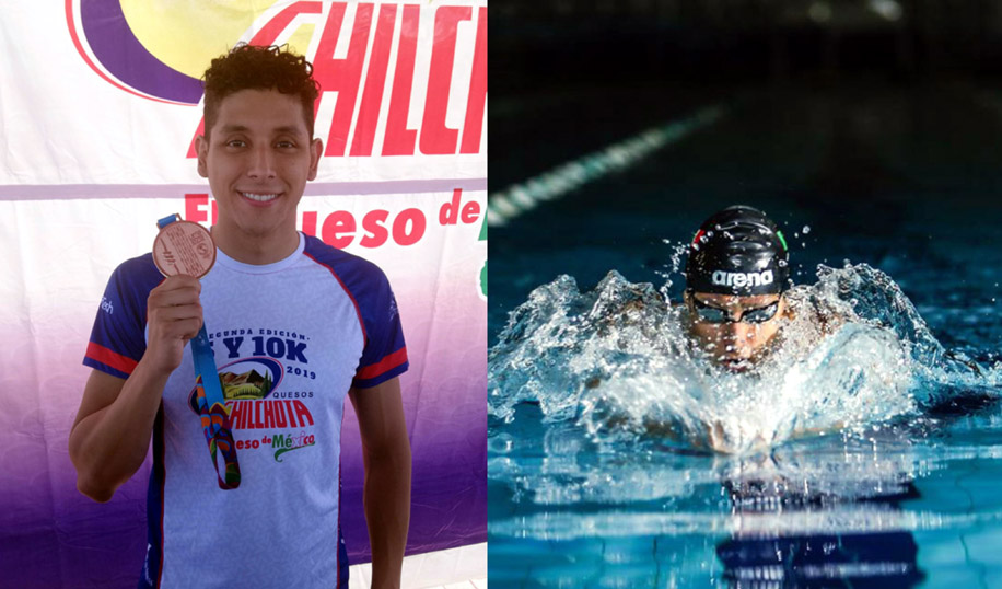Miguel logró bronce en la prueba de los 200 metros estilo pecho en los Juegos Panamericanos Lima 2019. (Especial)