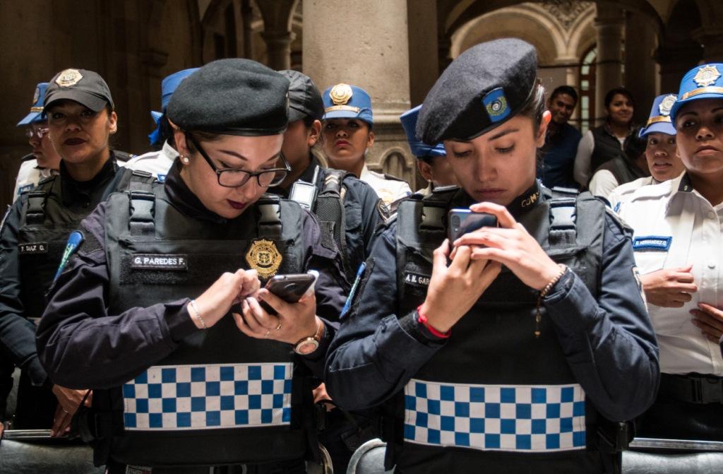 Mujeres policías en CdMx. (Cuartoscuro)