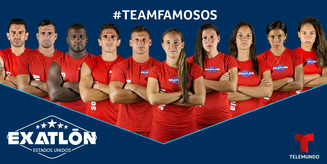 Norma Palafox y Alberto Medina son del Team Famosos en Exatlón Estados Unidos (Twitter @Telemundo)