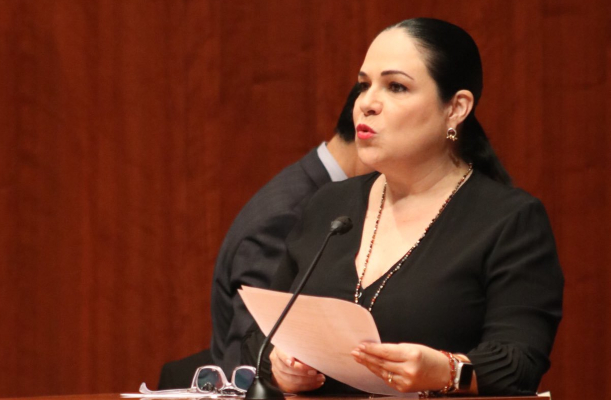 La senadora Mónica Fernández fue elegida para presidir la mesa directiva del Senado. | @monicaferbal