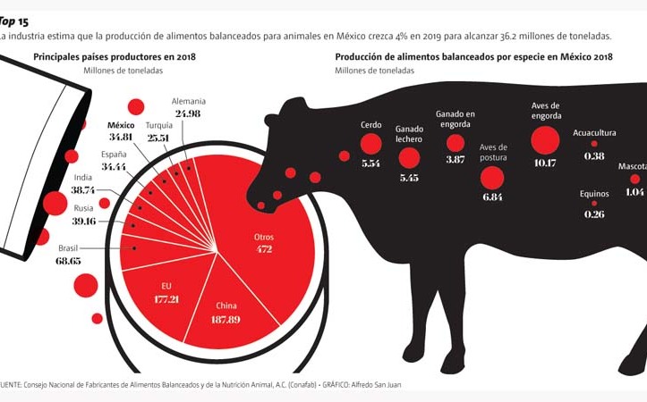 México, sexto mayor productor de alimentos para animales- Grupo Milenio