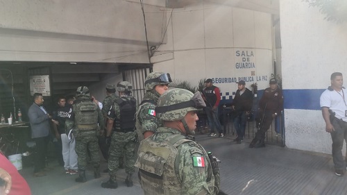 Apoyan la acción elementos estatales y de Guardia Nacional. (Especial)