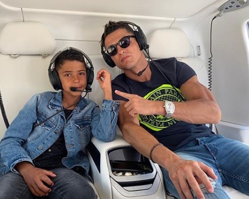 Cristiano y Cristiano Jr. (Instagram: @cristiano)