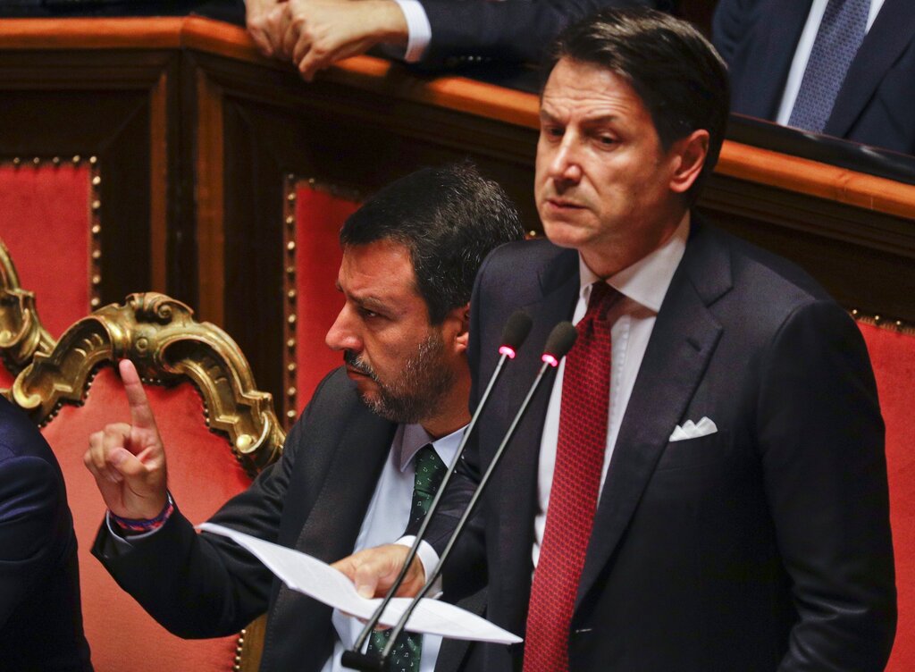 La decisión de Conte se da tras la crisis de Gobierno abierta en el país entre el antisistema Movimiento Cinco Estrellas (M5S) y la ultraderechista Li