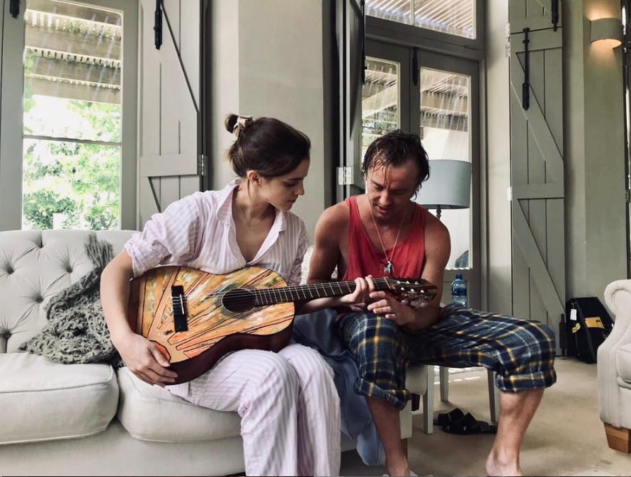 Emma Watson y Tom Felton se volvieron amigos en el rodaje de Harry Potter y la Piedra Filosofal. (Foto del instagram de Tom @t22felton)