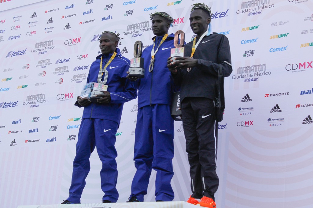 Ganadores del Maratón de la Ciudad de México 2018 (Imago7)