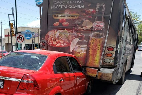 El 'alcance' se registró esta tarde. (Especial)
