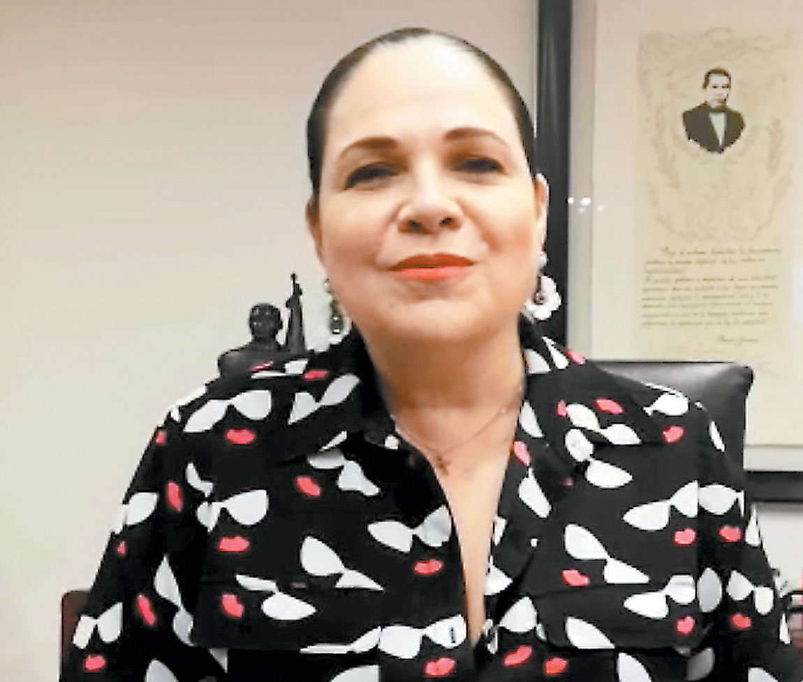 La senadora de Morena. (Silvia Arellano)
