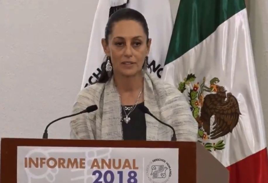 Sheinbaum dijo que la violencia a la población es inadmisible. | Twitter @Claudiashein