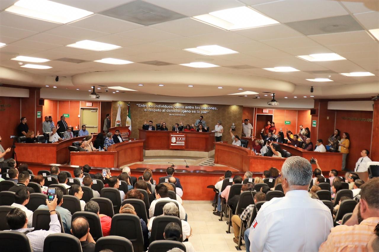 El Congreso de Baja California aprobó la iniciativa por mayoría. (Said Betanzos)