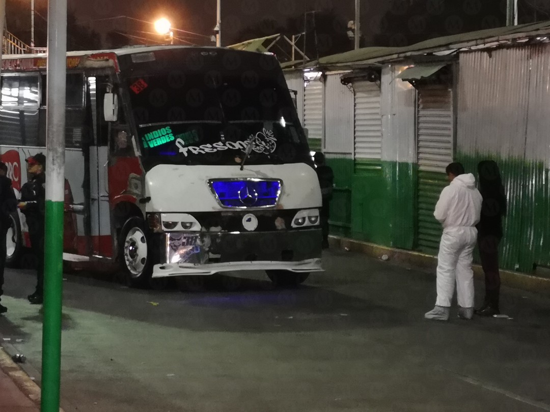 Un hombre murió a bordo de un camión en Indios Verdes. (Jorge Becerril)