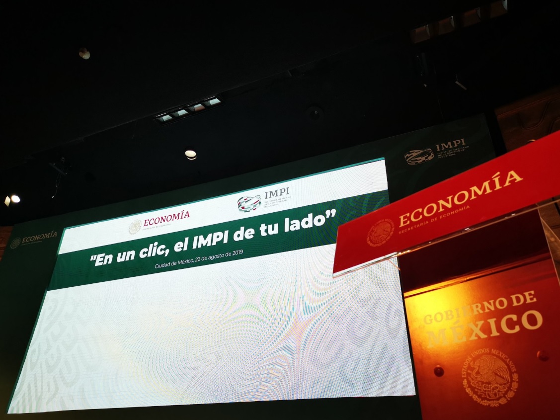 IMPI presenta su nueva plataforma (@IMPI_Mexico)