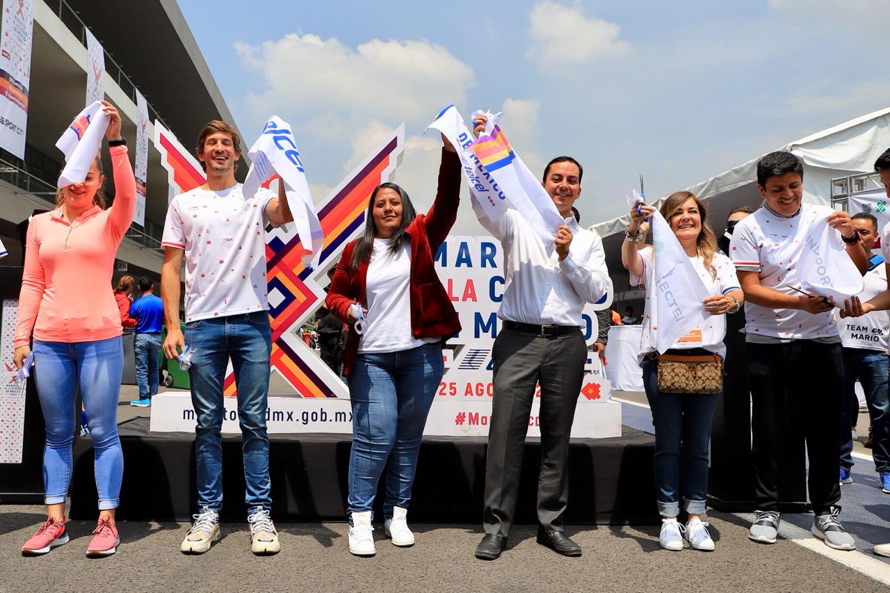 Inauguración de la expo Maratón CdMx 2019 (Indeporte)