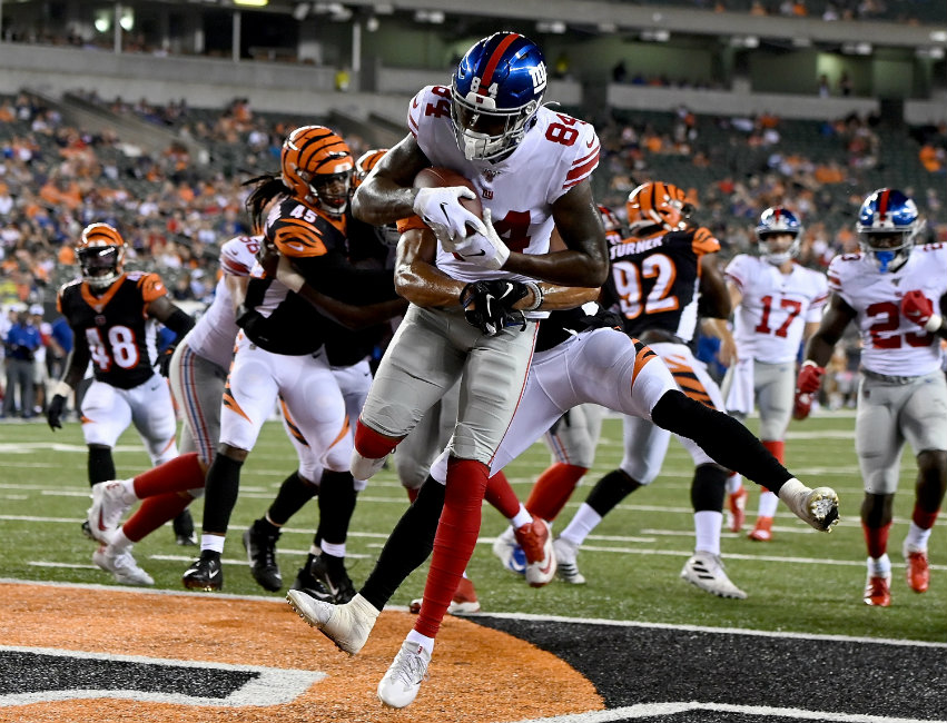 Los Giants derrotaron a los Bengals en pretemporada (AFP)