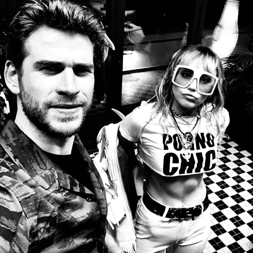 Miley y Liam (Instagram).