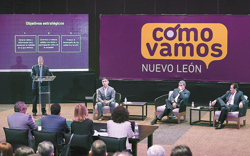 La plataforma presentó cifras en un evento en Cintermex. (Jorge López)