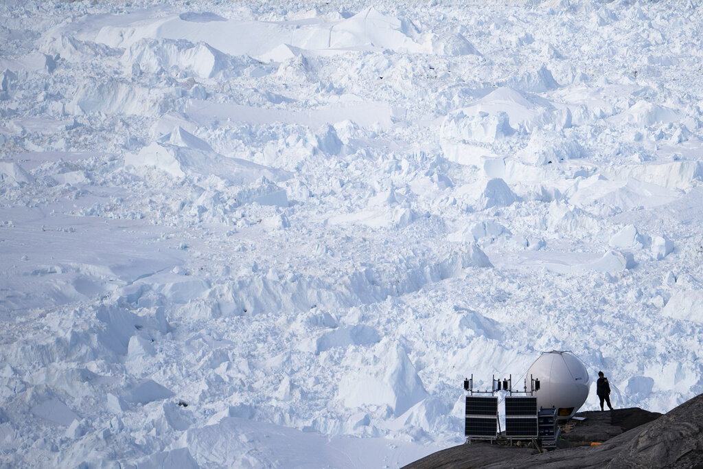El 85 por ciento de la superficie de la isla cuenta con dos millones de kilómetros (equivalente a la superficie de México) de hielo. (AP)