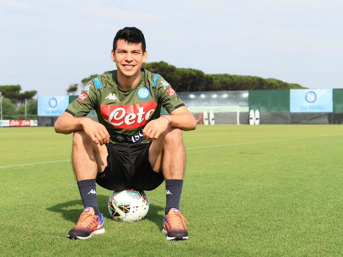 Hirving Lozano es nuevo jugador del Napoli (Twitter @LigadeCampeones)