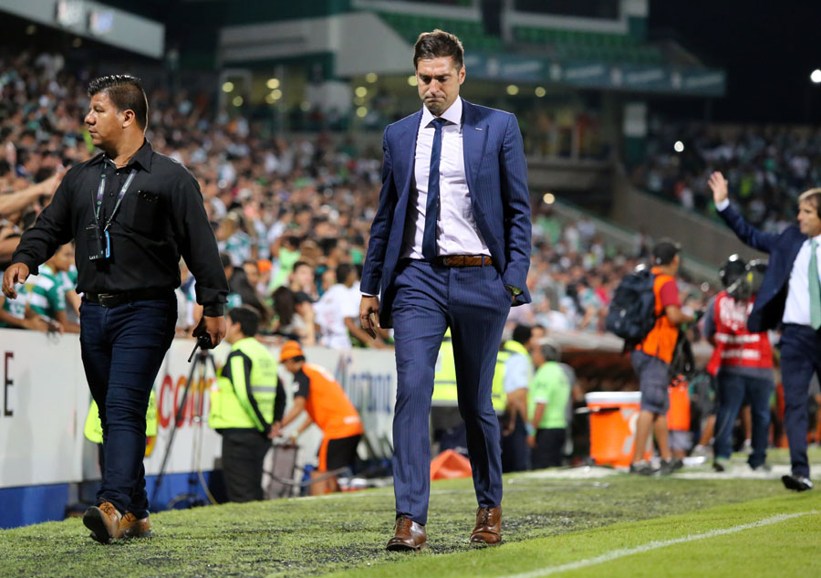 El director técnico de Rayados, Diego Alonso, manifestó que fueron los primeros 15 minutos los que le costaron el partido a su equipo. (Mauricio Román