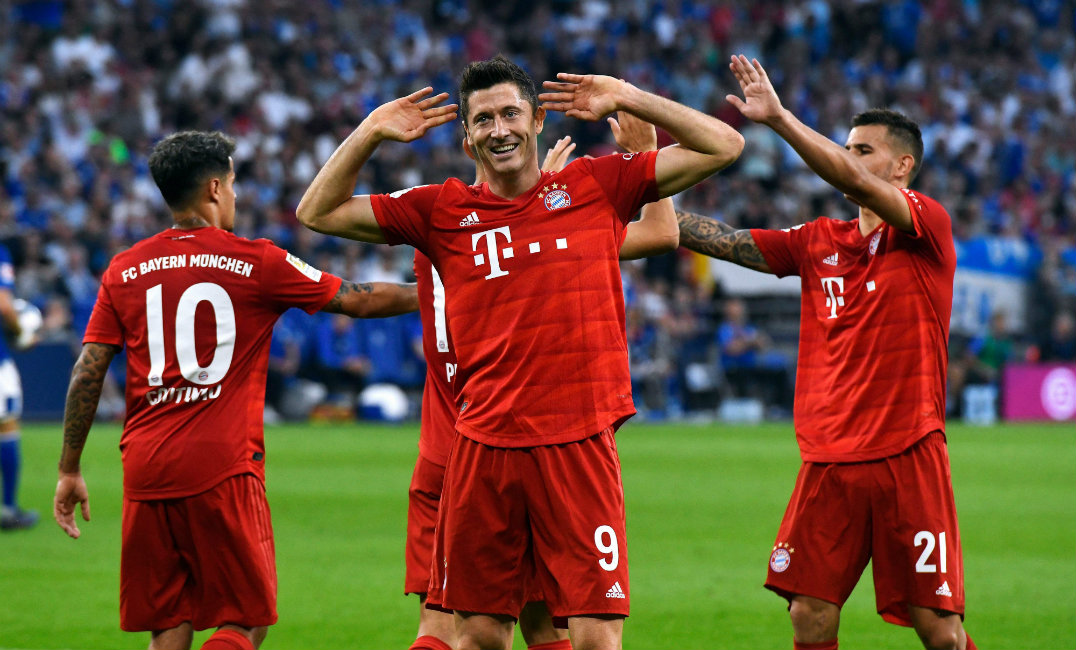 Lewandowski llegó a cinco goles en la actual temporada (AFP)