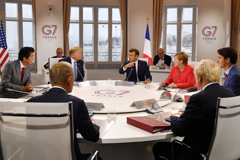 La reunión del G7 se realiza en Francia. (Reuters)