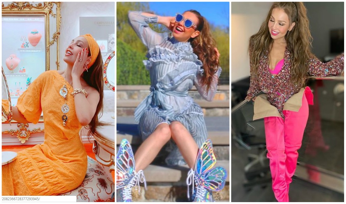 Checa estos alocados looks de Thalía (Especial).
