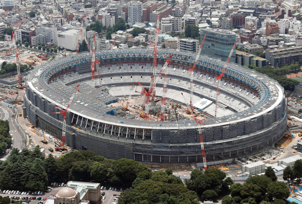 El nuevo Estadio Nacional para los Juegos Olímpicos y Paralímpicos de Tokio 2020 tuvo una inversión de 1,300 mdd y estará terminado en noviembre de 20