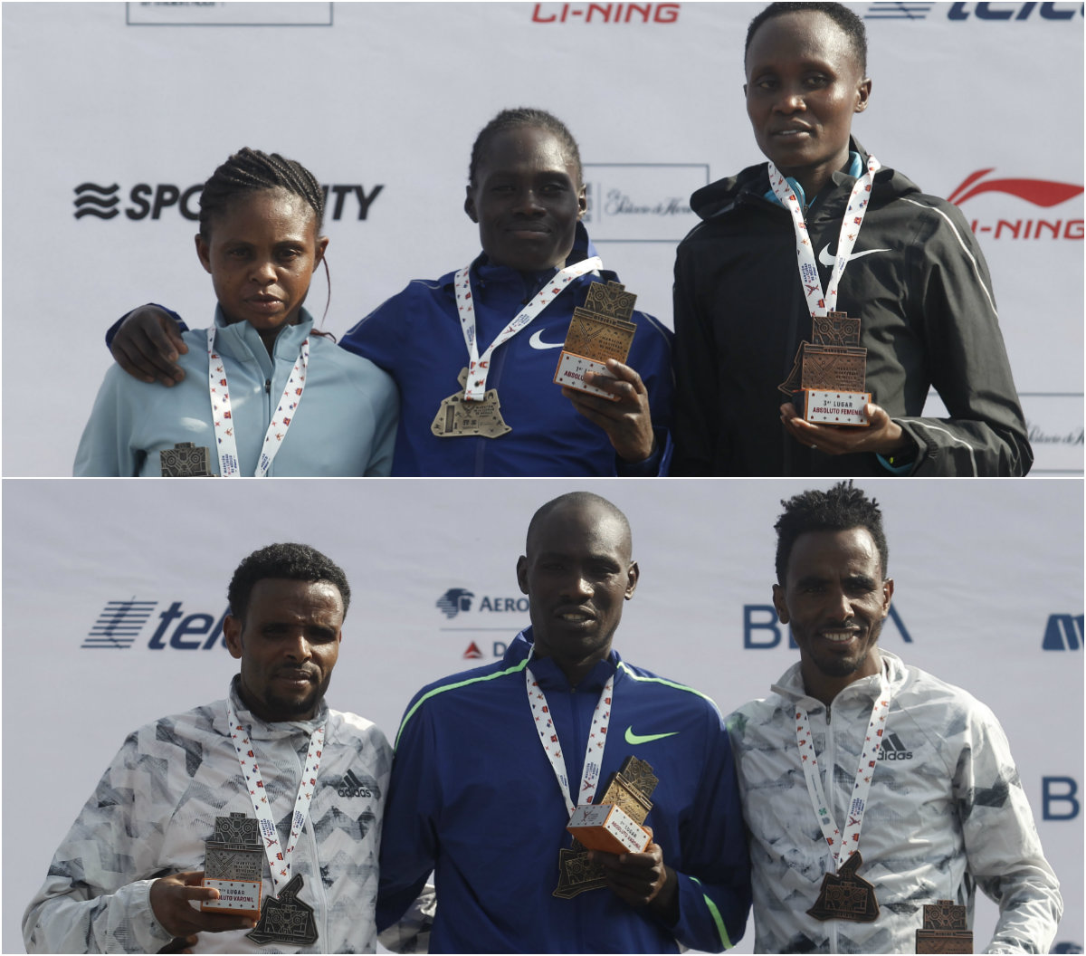 Ganadores del Maratón de la Ciudad de México (Imago7)