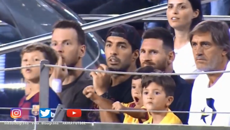 Mateo Messi celebra el gol del Betis (Especial)