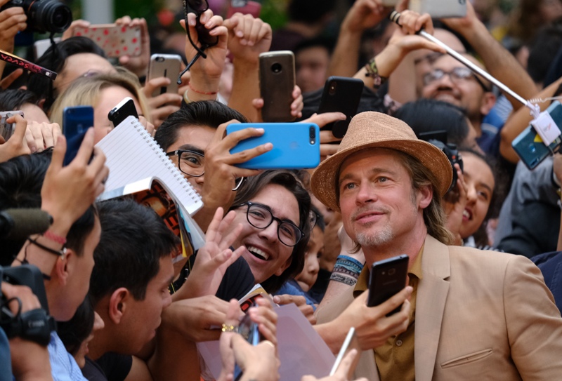 El actor Brad Pitt, asistió a la Alfombra Roja de la película "Once Upon a Time in Hollywood"/cuartoscuro
