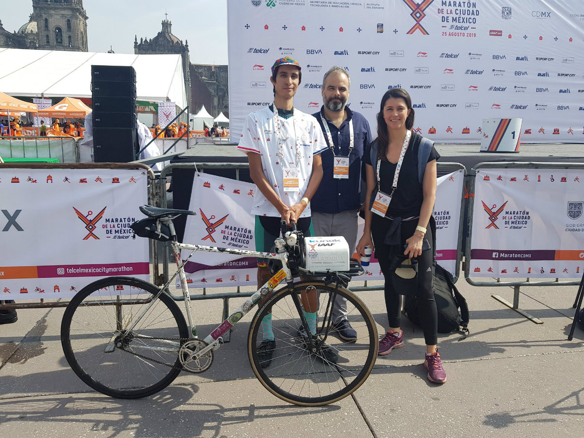 La Sedema junto con la IAAF, Kunak y TIG MX monitorearon la calidad en la ruta del Maratón CdMx 2019 (Zeltzin Zamora)