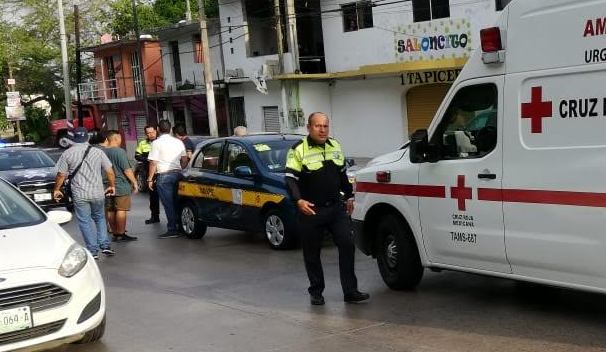 Vehículo involucrado en el percance.