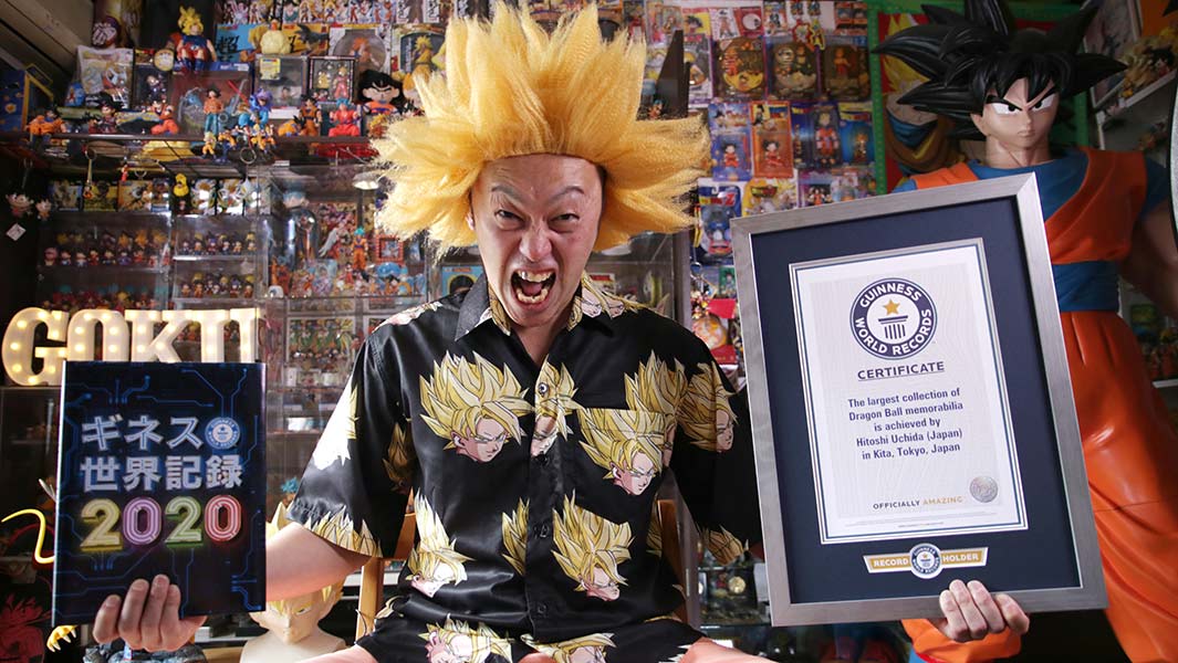 La colección de Dragon Ball de Uchida es de diez mil 98 productos. (Guinness World Records)