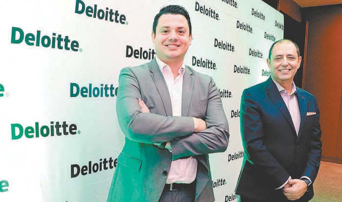 Gerardo Ibarra, gerente de Human Capital de Deloitte, y Jorge Ponga, socio de Human Capital. Leonel Rocha