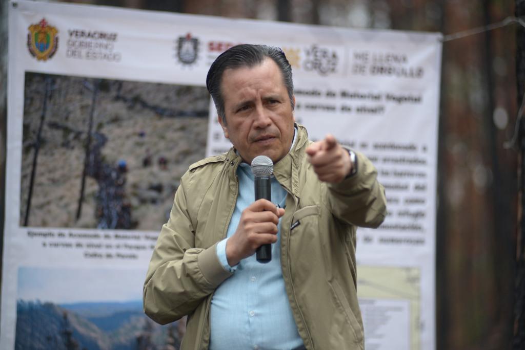 El gobernador de Veracruz, Cuitláhuac García Jiménez. Cuartoscuro