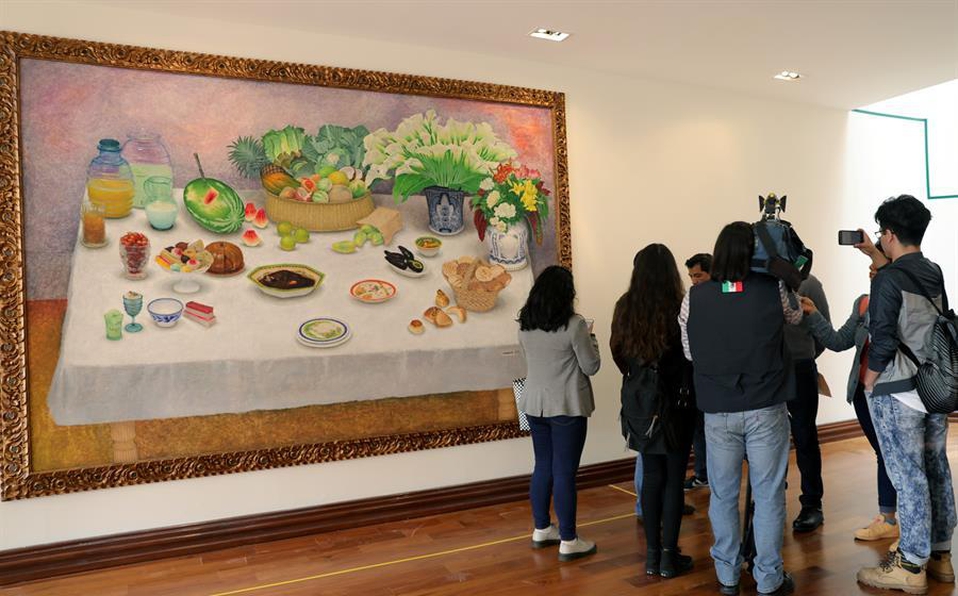 Esta tarde se inauguró una nueva exposición en el Centro Cultural Los Pinos (Nelly Salas).