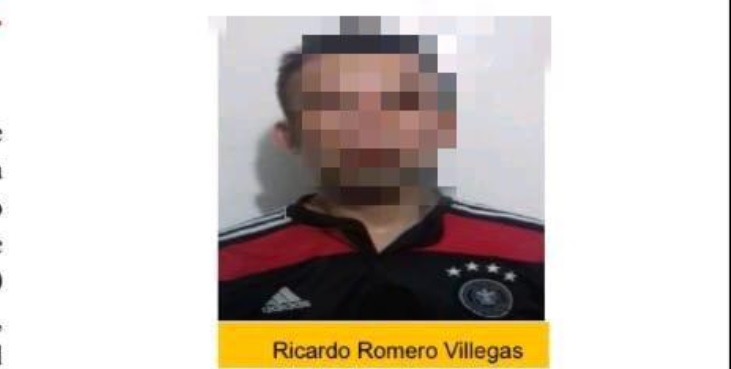Ricardo Romero Villegas fue detenido por posesión de drogas. (Especial)