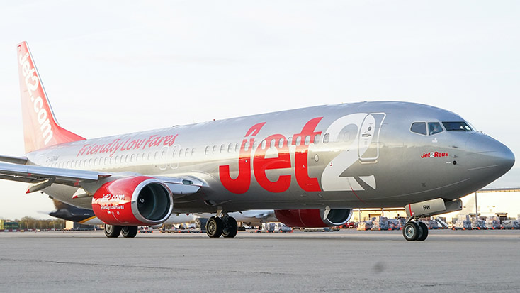 El vuelo iba de Reino Unido a Portugal, a cargo de la aerolínea Jet2. (Foto de la página de la agencia)