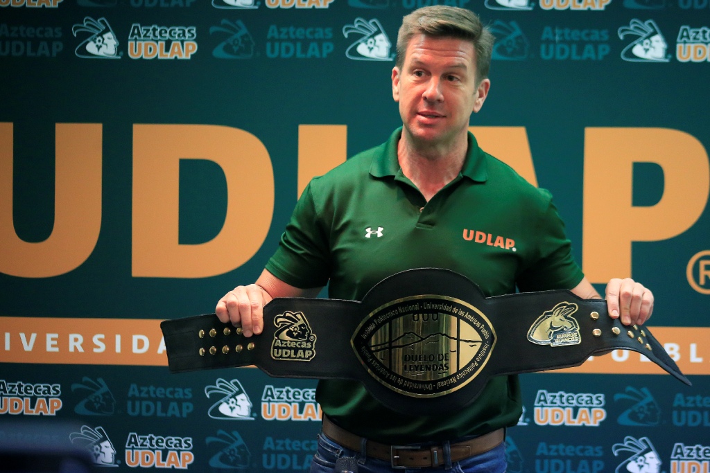Eric Fisher, head coach de los Aztecas de la UDLAP (Andrés Lobato)