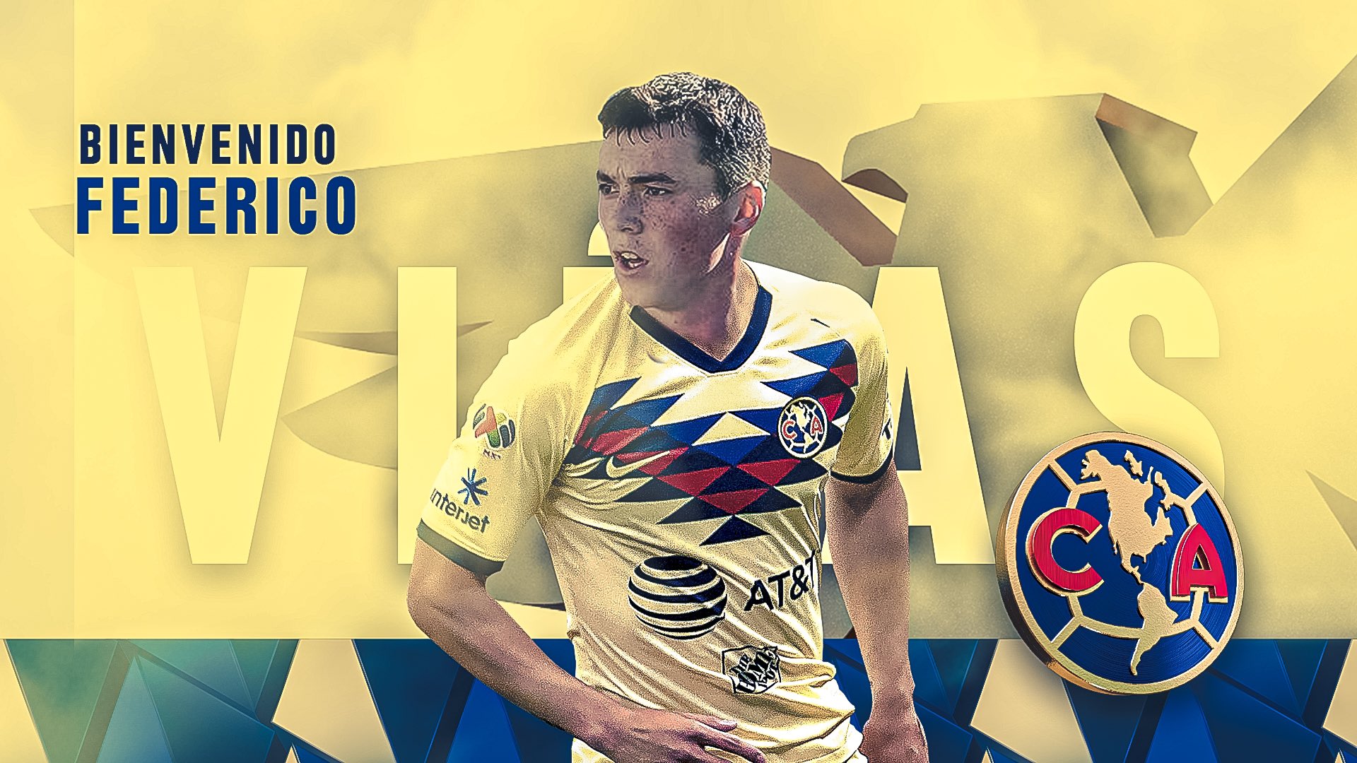 Federico Viñas, nuevo jugador del América (Club América)