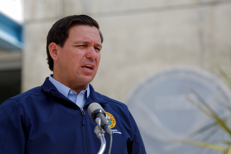 El gobernador de Florida, Ron DeSantis,pidió a la población estar preparados. (Reuters)