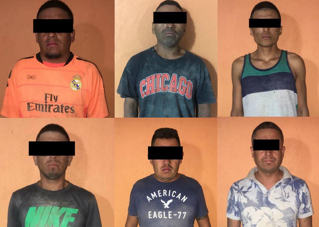 Los hombres trasportaban droga en sus vehículos, cuando se dio el reporte y fueron detenidos por las autoridades. (Foto: Especial)