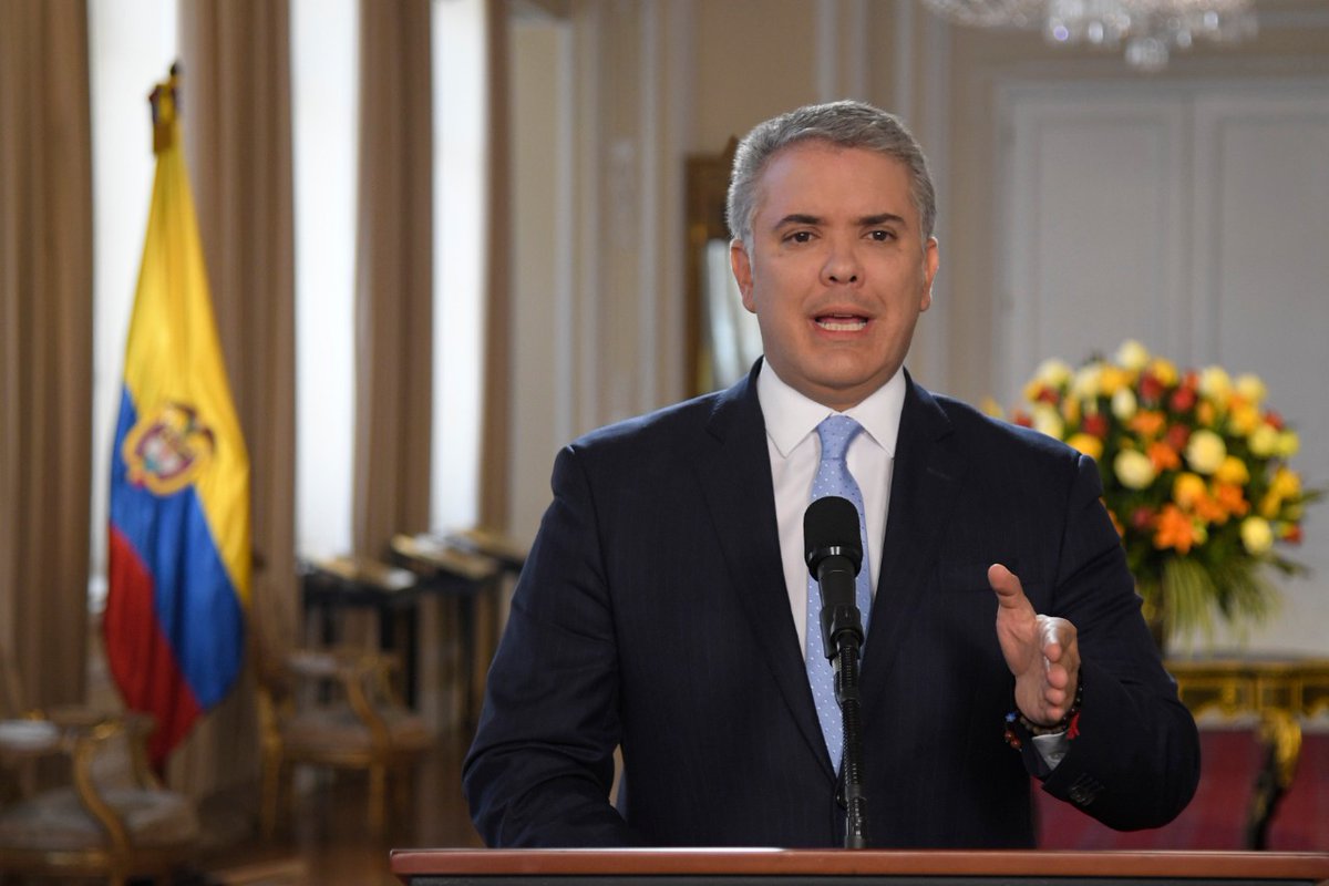 Iván Duque. Presidencia de Colombia