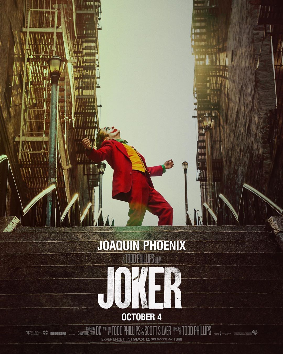 Joaquín fenix interpretando al Joker (Instagram).