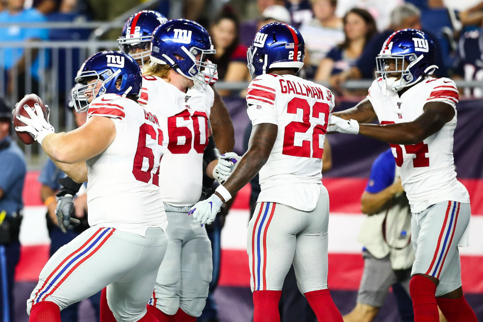 Los Giants se impusieron a los Patriots (AFP)