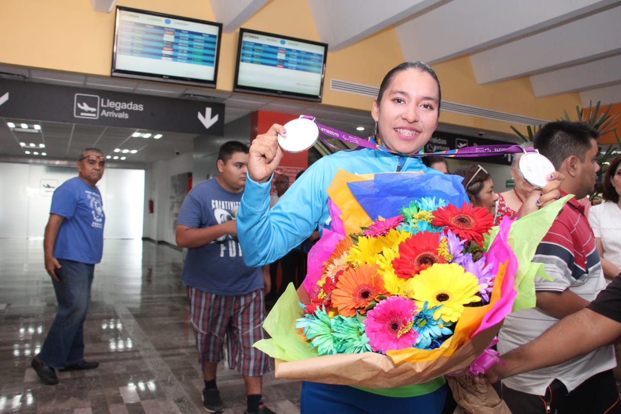La deportista tampiqueña Karla Sofía Cárdenas. (Sergio Sánchez)